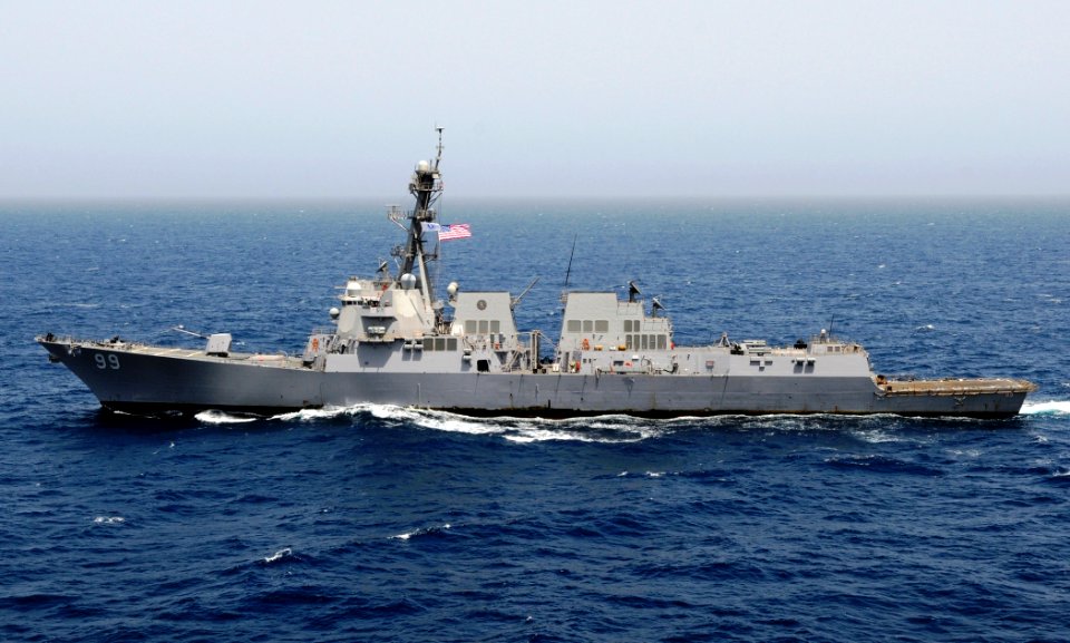 The guided-missile destroyer USS Farragut (DDG 99)