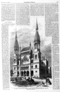 The Hebrew Temple Emanu-el, corner of Fifth Avenue and Forty-Third Street, New York City LCCN2003678367
