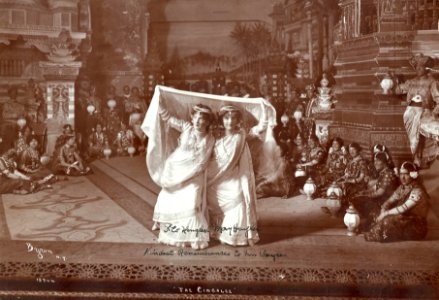 The Hengler Sisters in a scene from The Cingalee (SAYRE 1187)