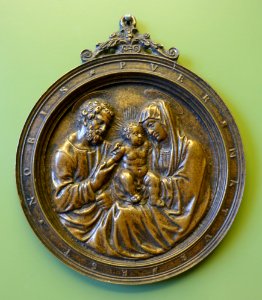 The Holy Family, signed Francesco Marti, 1489-1516 AD, bronze - Bode-Museum- DSC02439 photo