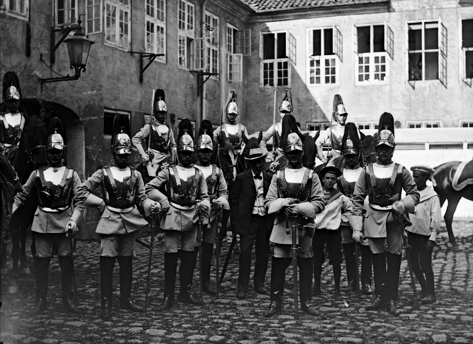 The horse yard in the old barracks in Frederiksholms Kanal