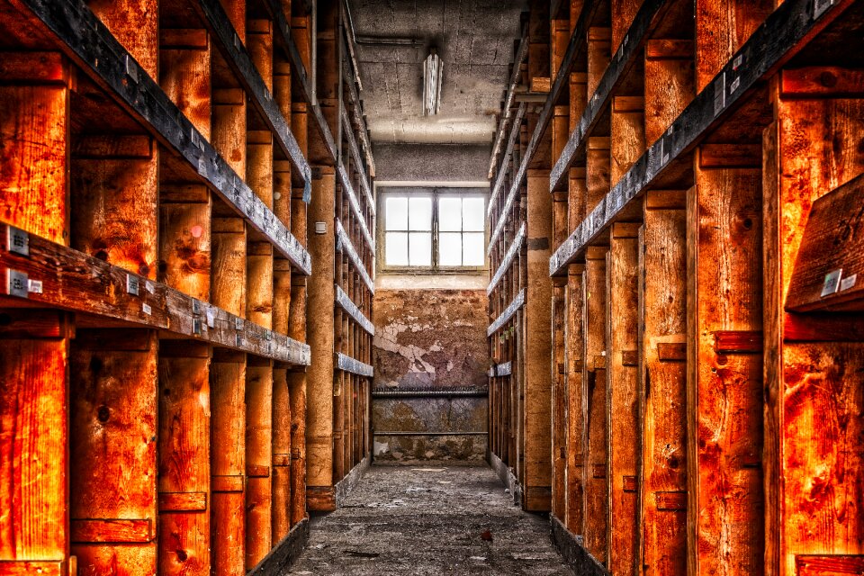 Stock archive lost places
