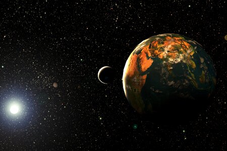 Moon galaxy spherical