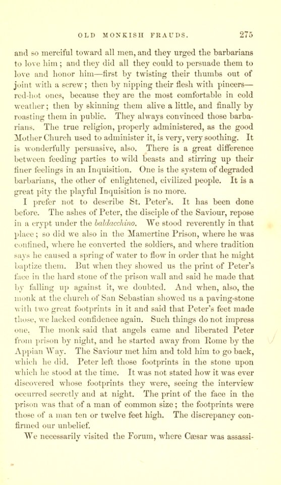 The Innocents Abroad, p. 275