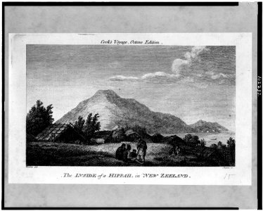 The Inside of a Hippah, in New Zeeland (i.e. New Zealand) - Webber, del. ; Angus sc. LCCN90716651