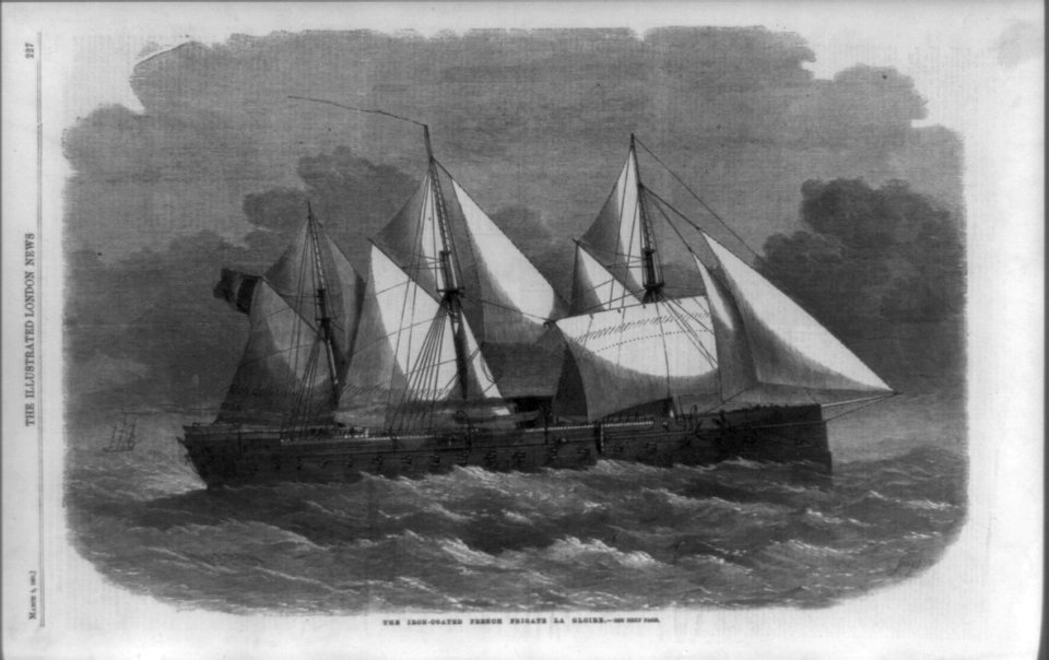 The Iron-coated French frigate La Gloire - Smythh. LCCN90708966