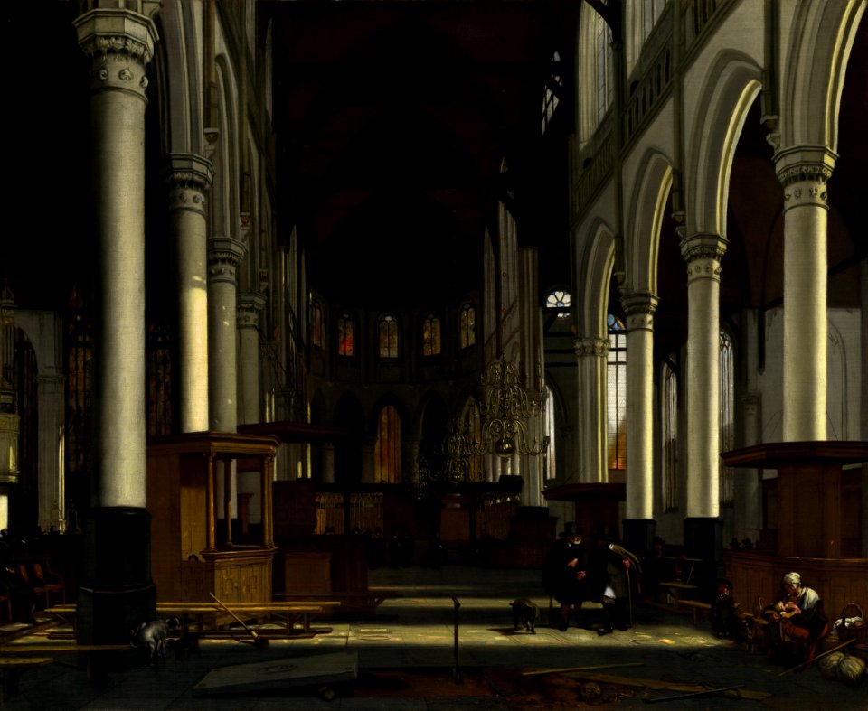 The Interior of the Oude Kerk, Amsterdam A10031