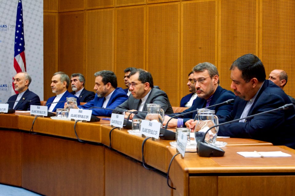 The Iranian Delegation is Pictured During Final Plenary of Iran Nuclear Negotiations With EU, P5+1 Foreign Ministers in Austria