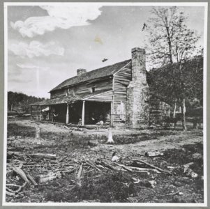 The John Ross house, Rossville Gap, Ga. Hdq. of Gen. Gordon Granger, Battle of Chickmauga (i.e. Chickamauga) LCCN2014646048
