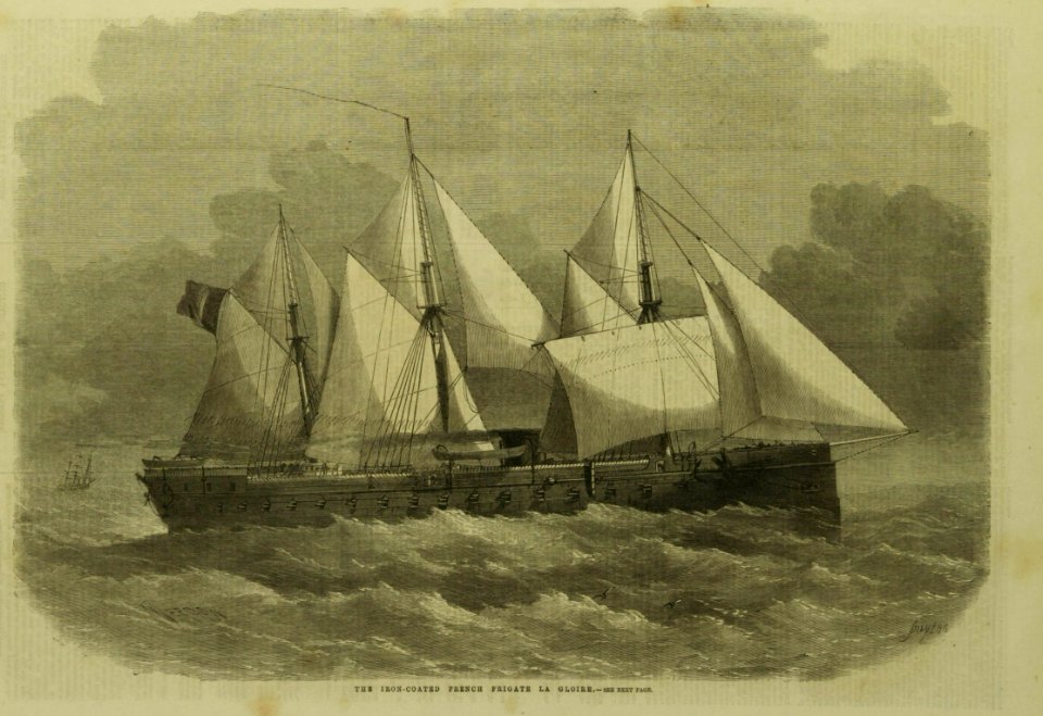The Iron-coated French frigate La Gloire - Smythh. LCCN90708966
