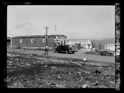 The Jordan Valley north of Lake Galilee. Metulla. British frontier post LOC matpc.15403