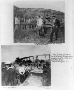 The JUNE BUG which won Scientific American trophy, July 4, 1908, with Curtiss, pilot. Hammondsport, N.Y LCCN2001705767