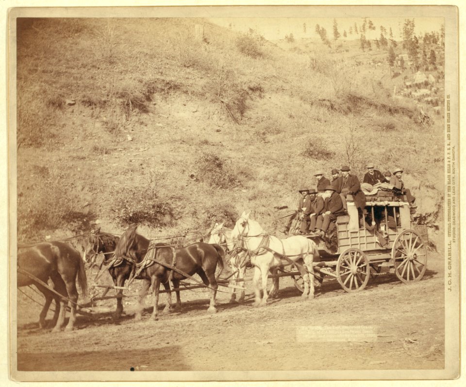 The last Deadwood Coach. Last trip of the famous Deadwood Coach LCCN99613883