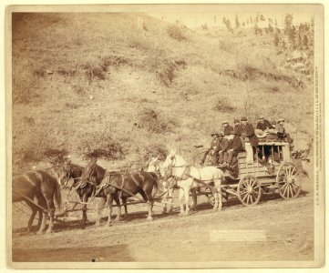 The last Deadwood Coach. Last trip of the famous Deadwood Coach LCCN99613883