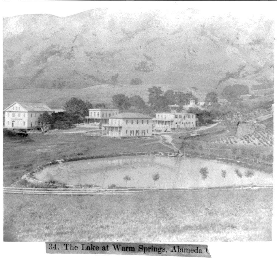The lake at Warm Springs, Alameda County LCCN2002722215