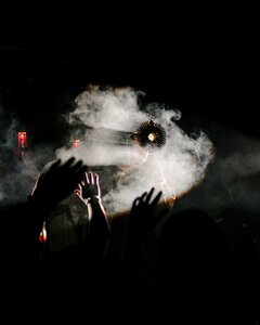 Monstrance hands worship photo