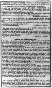 The Liberty Almanac for 1847- (page with slave trade news (no illus.)) LCCN2004679627