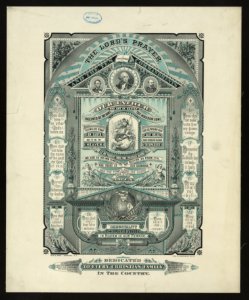 The Lord's Prayer and the Ten Commandments - Rode & Brand, Engravers, N.Y. LCCN2007684730