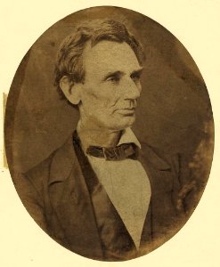 The Library of Congress - (Abraham Lincoln, candidate for U.S. president. Head-and-shoulders portrait, facing right, June 3, 1860) (LOC)
