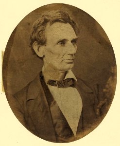 The Library of Congress - (Abraham Lincoln, candidate for U.S. president. Head-and-shoulders portrait, facing right, June 3, 1860) (LOC) photo