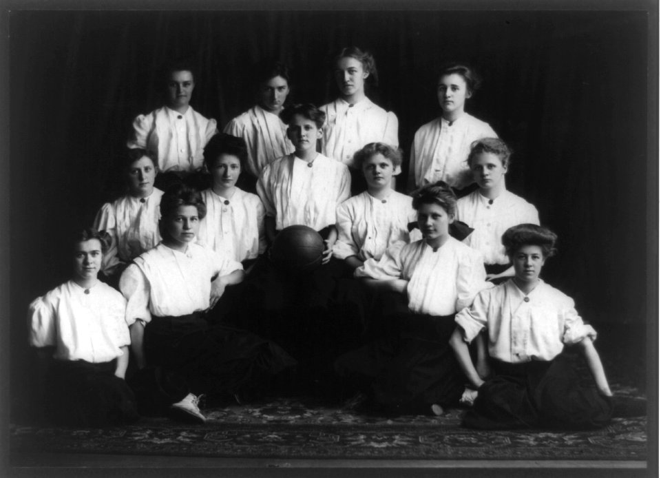 The Lowell High School Girls' Basketball Team-New England Champions LCCN97503588