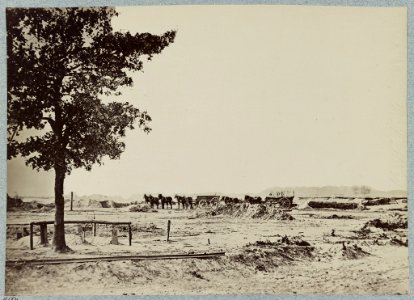 The lone graves at Warren Station in front of Petersburg, Va LCCN2012647841