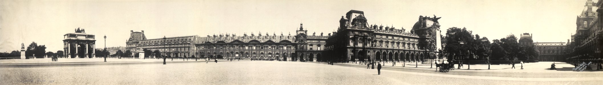 The Louvre, Paris, France, ca. 1908