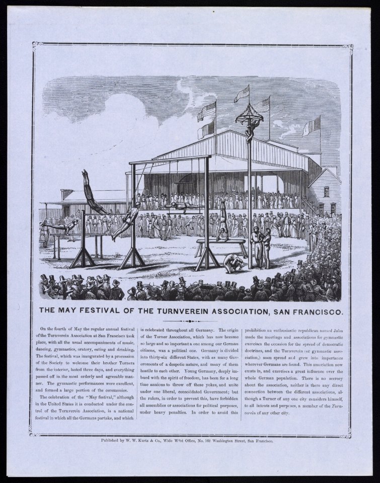 The May Festival of the Turnverein Association, San Francisco LCCN2011661682