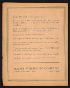 The Masses is your magazine LCCN2016652886