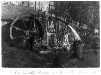 The Mill Race in Winter, Beech, N.C. LCCN2004680349