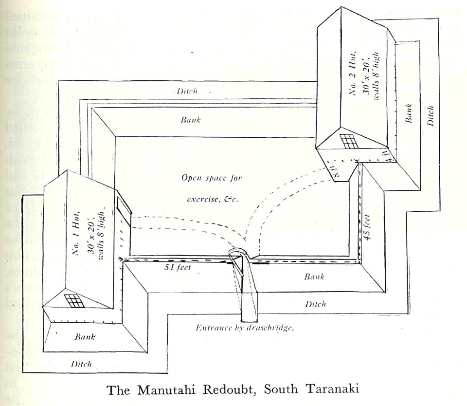 The manutahi redoubt, south taranaki