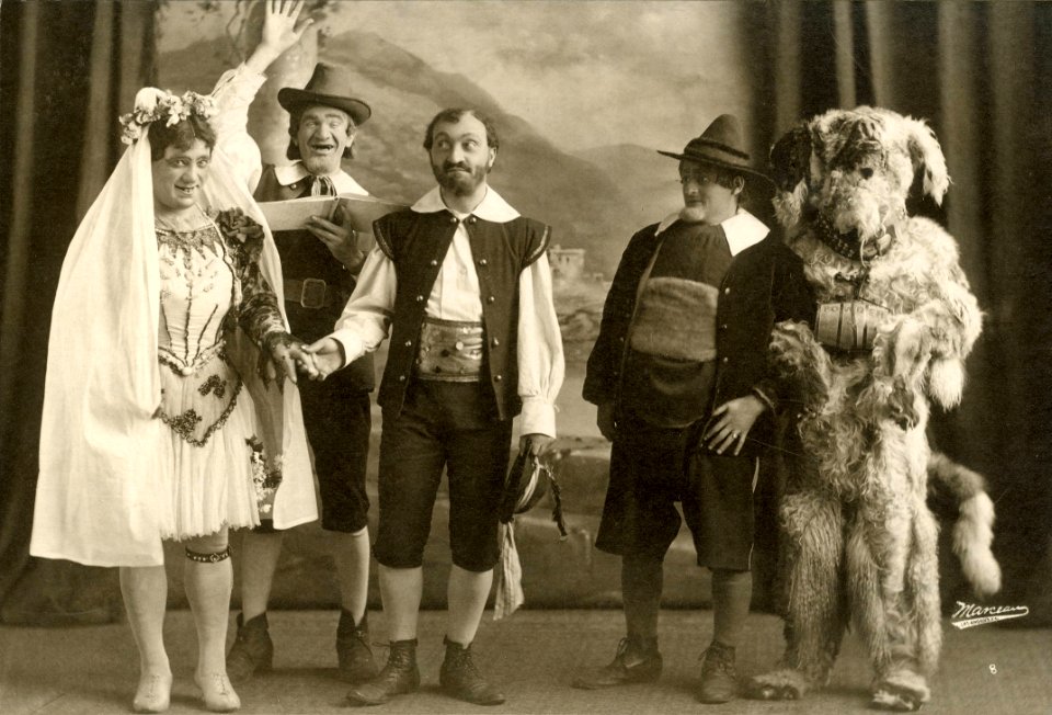 The marriage ceremony from Fiddle Dee Dee Dated Dec 1902 (SAYRE 12486)