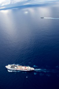 The Military Sealift Command hospital ship USNS Mercy (T-AH 19) participates in Pacific Partnership 2015 150528-N-HE318-162