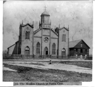 The Mission Church at Santa Cruz LCCN2002720115
