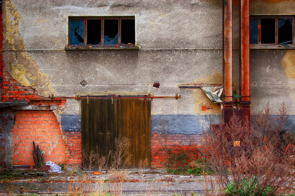 Old factory lapsed building photo