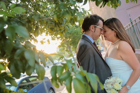 Outdoors romantic happiness photo