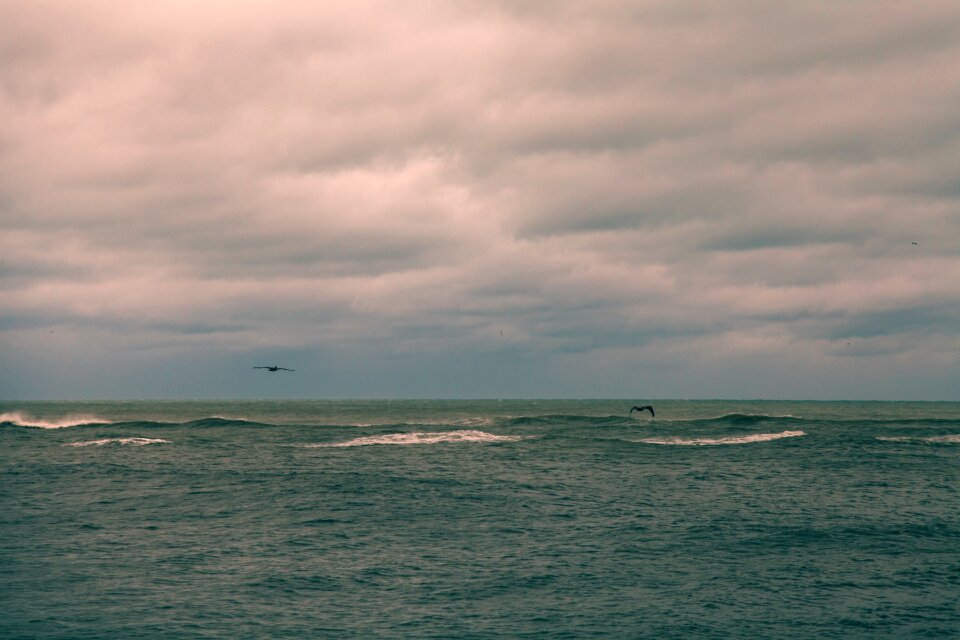 Waves horizon sky