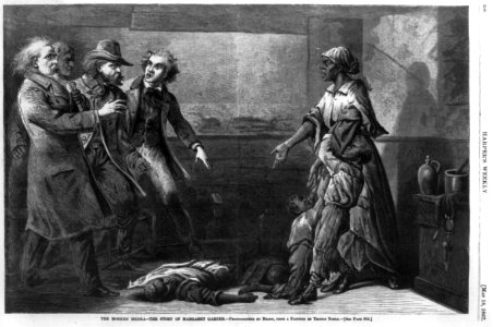 The modern Medea - the story of Margaret Garner (Margaret Garner, a slave who escaped from Kentucky to Ohio; her 4 children, 2 of which she killed so they would not have to endure slavery, LCCN99614263
