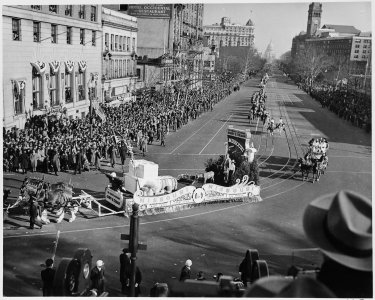 The Missouri float in President Truman's inaugural parade - NARA - 200049