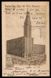 The Montgomery Ward & Co. building, Chicago One of the largest commercial buildings in the world. LCCN2015647617