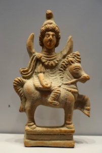 The Moon God 'Men', Roman, Anatolia, 3rd century AD, terracotta - Sackler Museum - Harvard University - DDSC01847 photo