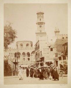 The mosque of Mamluk Sultan al-Mansur Qalawun, Cairo