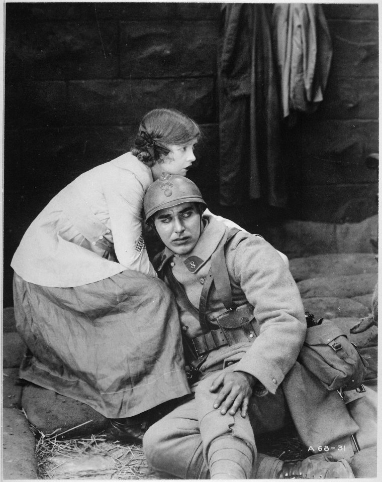 The Motion Picture - A Win-The-War Factor. Dorothy Gish in The Greatest Thing in Life, a D. W. Griffith Artcraft pictu - NARA - 533725