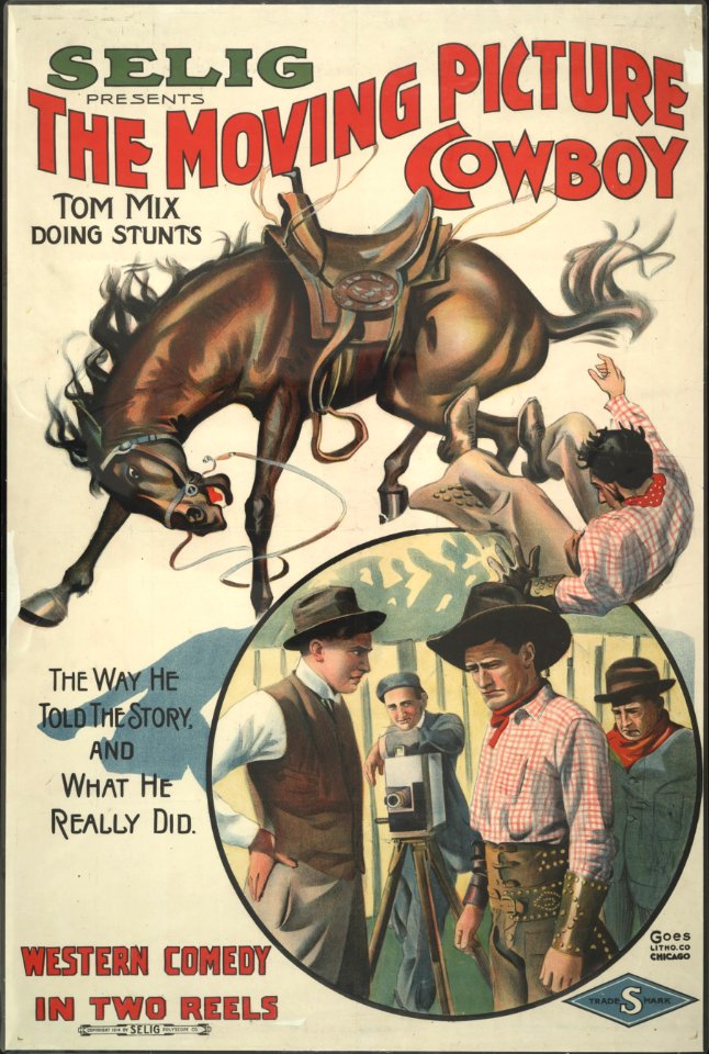 The moving picture cowboy Tom Mix doing stunts. The way he told the story, and what he really did. LCCN2013647275