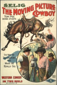 The moving picture cowboy Tom Mix doing stunts. The way he told the story, and what he really did. LCCN2013647275