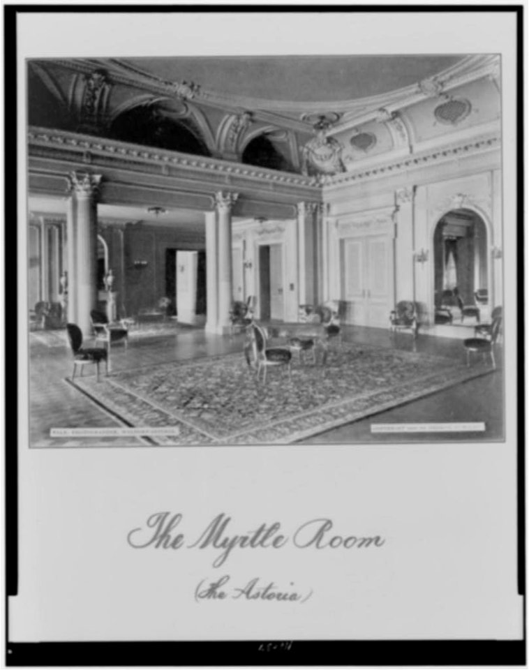 The Myrtle Room (the Astoria) - Falk, photographer, Waldorf-Astoria. LCCN96503543