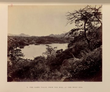 The Nakhi Talao, from the hill at the west end, Rajasthan