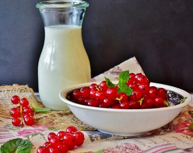 Milkshake drink berry shake photo