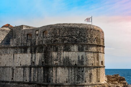 Fortress flag sea