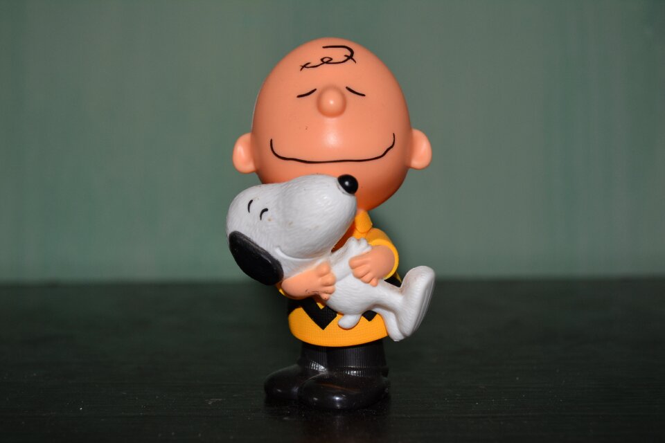 Toy charlie brown happy